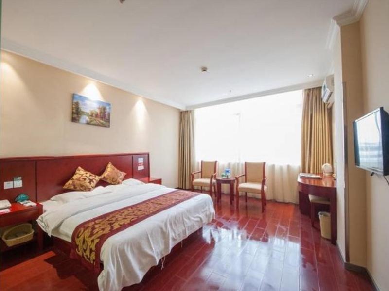 Greentree Inn Jiangsu Nantong Qidong Bus Station Express Hotel Hexingzhen Exteriör bild