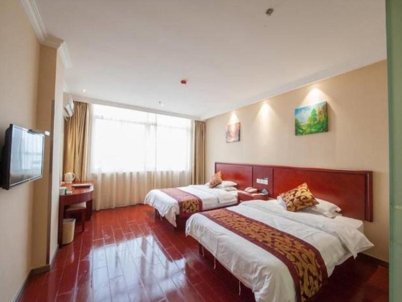 Greentree Inn Jiangsu Nantong Qidong Bus Station Express Hotel Hexingzhen Exteriör bild
