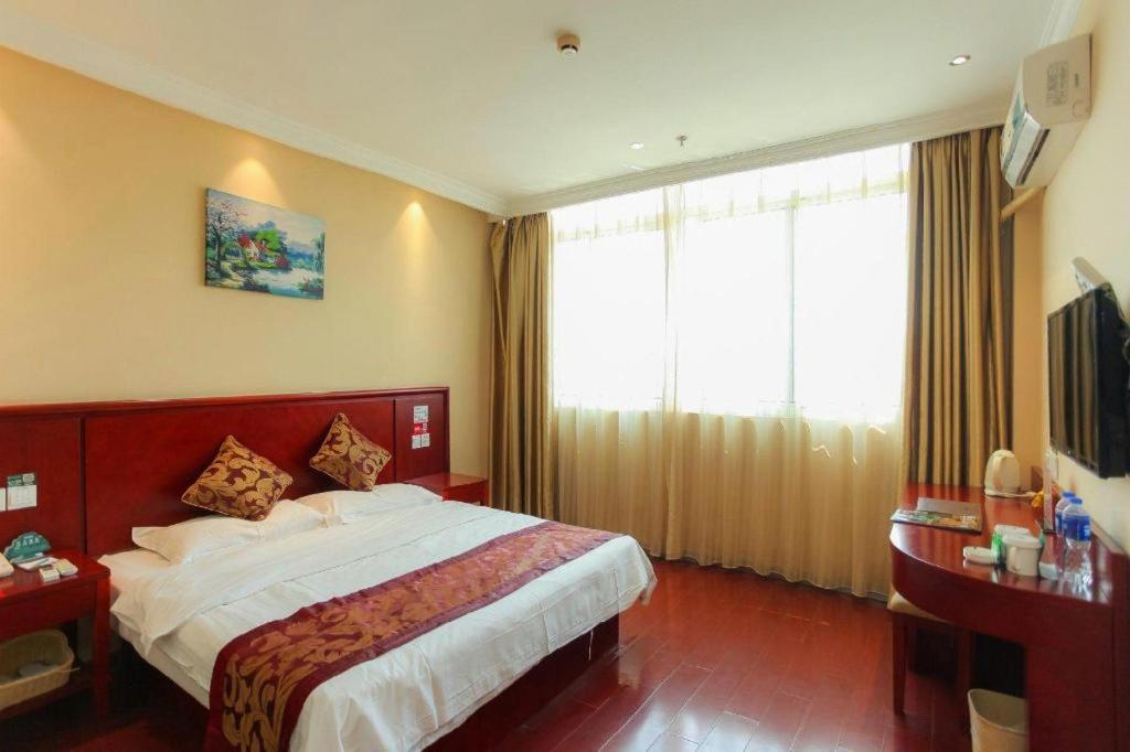 Greentree Inn Jiangsu Nantong Qidong Bus Station Express Hotel Hexingzhen Exteriör bild