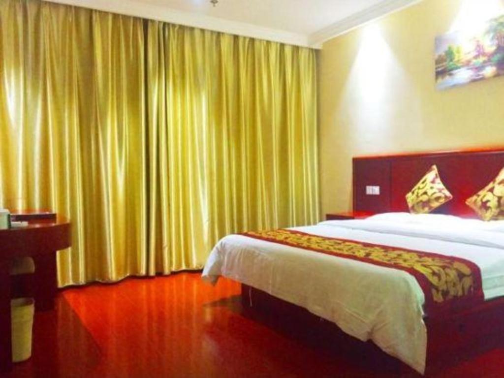 Greentree Inn Jiangsu Nantong Qidong Bus Station Express Hotel Hexingzhen Exteriör bild