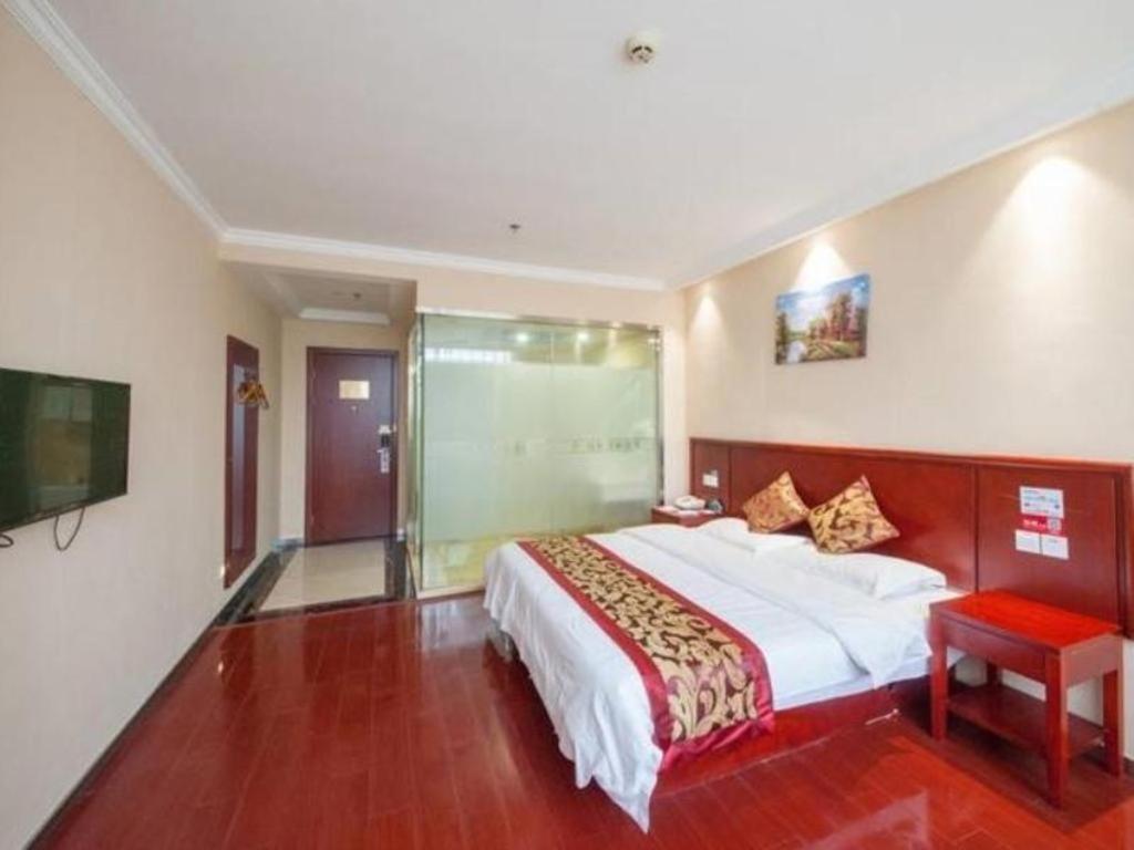 Greentree Inn Jiangsu Nantong Qidong Bus Station Express Hotel Hexingzhen Exteriör bild