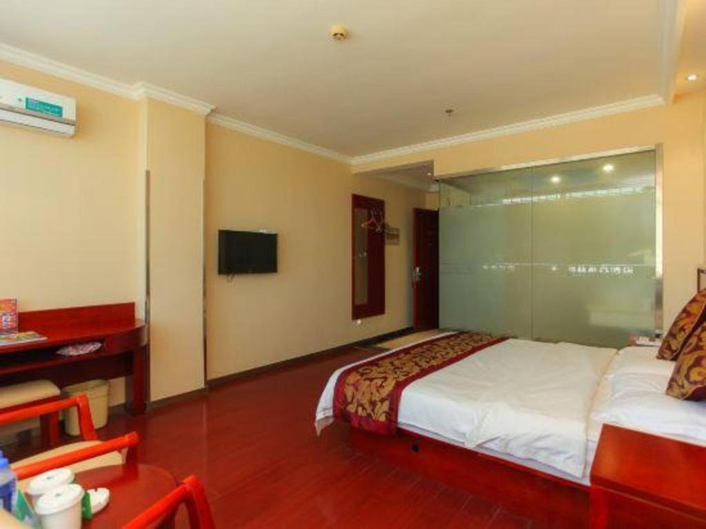 Greentree Inn Jiangsu Nantong Qidong Bus Station Express Hotel Hexingzhen Exteriör bild
