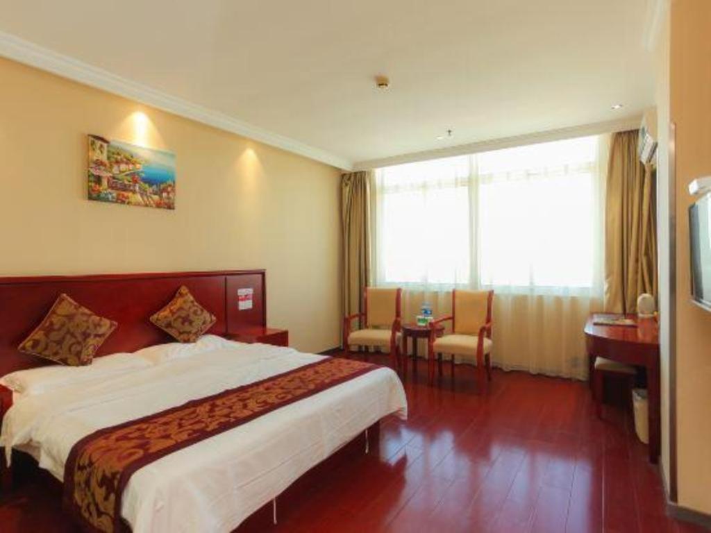 Greentree Inn Jiangsu Nantong Qidong Bus Station Express Hotel Hexingzhen Exteriör bild