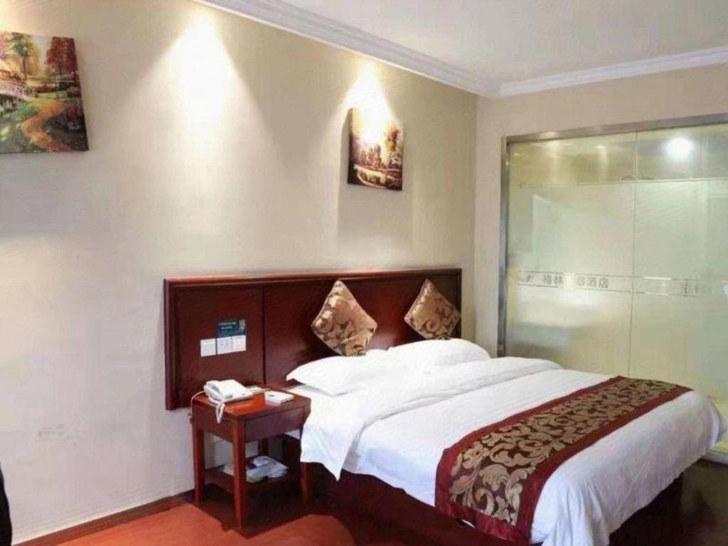 Greentree Inn Jiangsu Nantong Qidong Bus Station Express Hotel Hexingzhen Exteriör bild