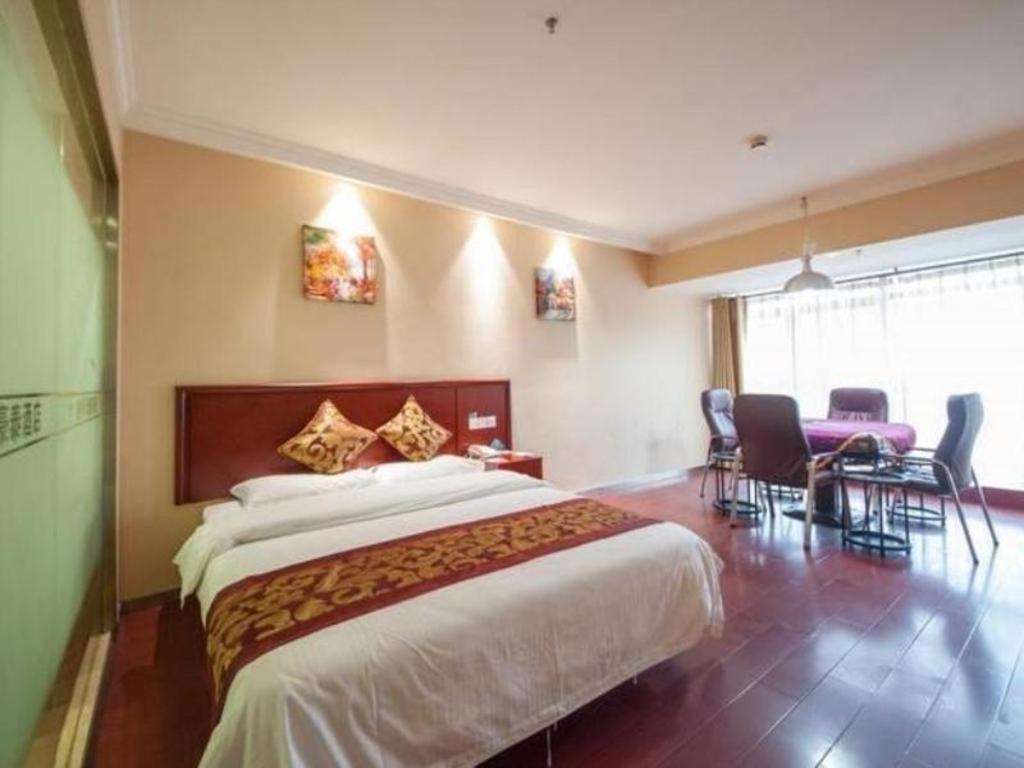 Greentree Inn Jiangsu Nantong Qidong Bus Station Express Hotel Hexingzhen Exteriör bild