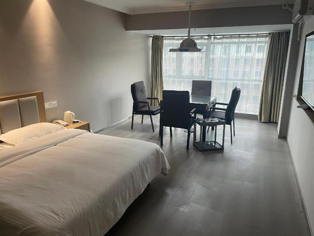 Greentree Inn Jiangsu Nantong Qidong Bus Station Express Hotel Hexingzhen Exteriör bild