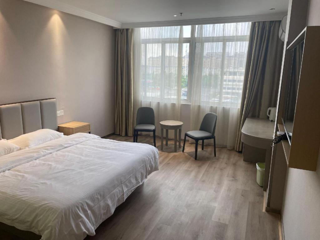 Greentree Inn Jiangsu Nantong Qidong Bus Station Express Hotel Hexingzhen Exteriör bild