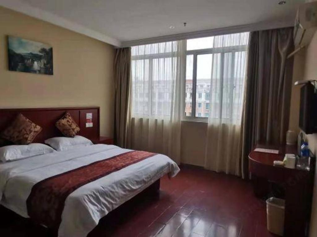 Greentree Inn Jiangsu Nantong Qidong Bus Station Express Hotel Hexingzhen Exteriör bild