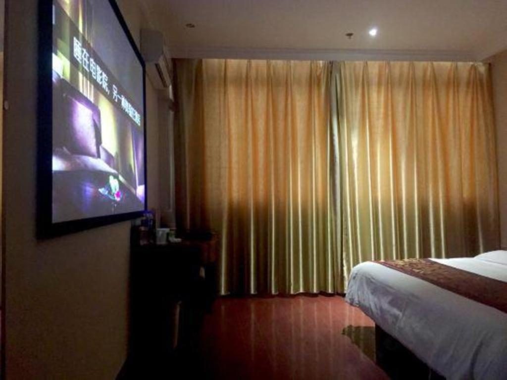 Greentree Inn Jiangsu Nantong Qidong Bus Station Express Hotel Hexingzhen Exteriör bild
