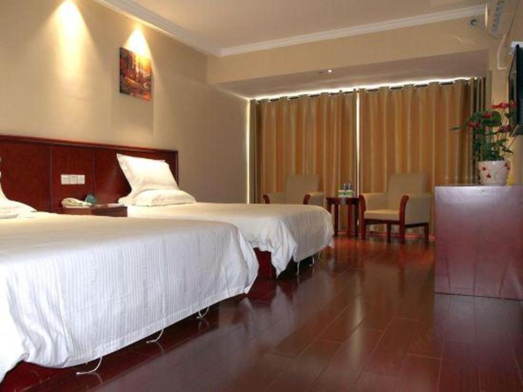 Greentree Inn Jiangsu Nantong Qidong Bus Station Express Hotel Hexingzhen Exteriör bild