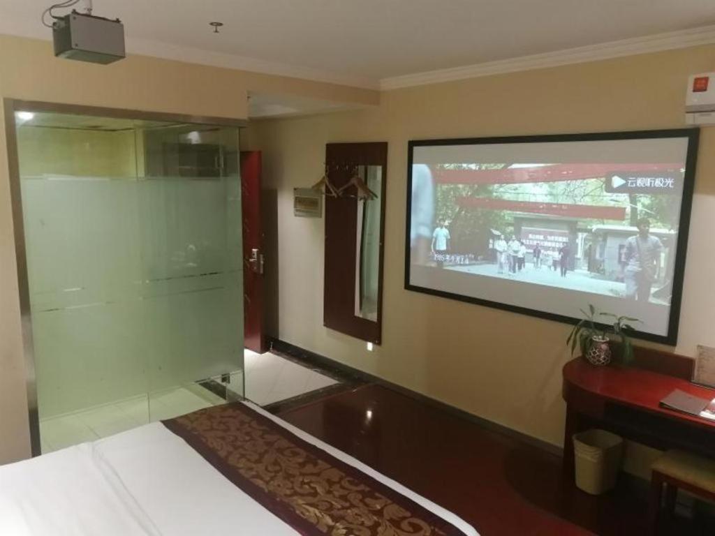 Greentree Inn Jiangsu Nantong Qidong Bus Station Express Hotel Hexingzhen Exteriör bild