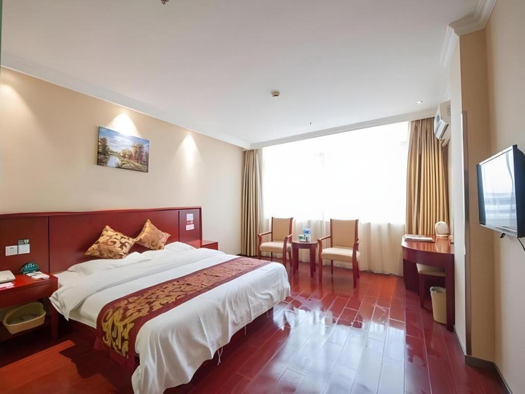 Greentree Inn Jiangsu Nantong Qidong Bus Station Express Hotel Hexingzhen Exteriör bild