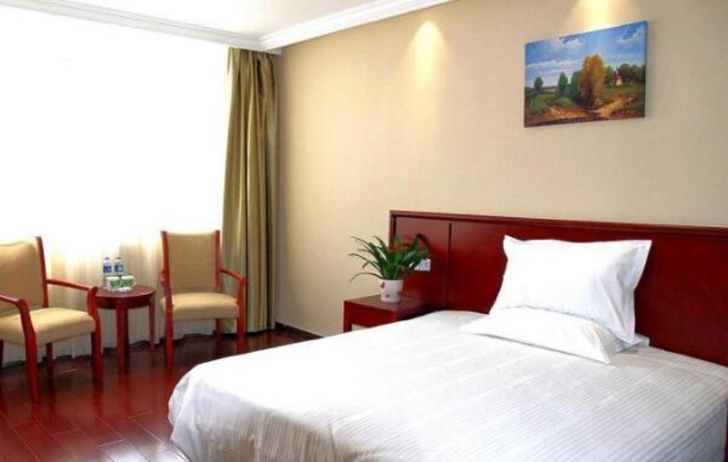 Greentree Inn Jiangsu Nantong Qidong Bus Station Express Hotel Hexingzhen Exteriör bild