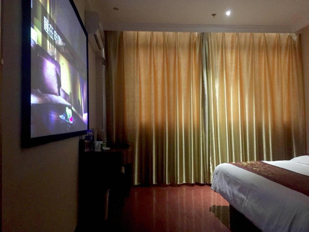 Greentree Inn Jiangsu Nantong Qidong Bus Station Express Hotel Hexingzhen Exteriör bild