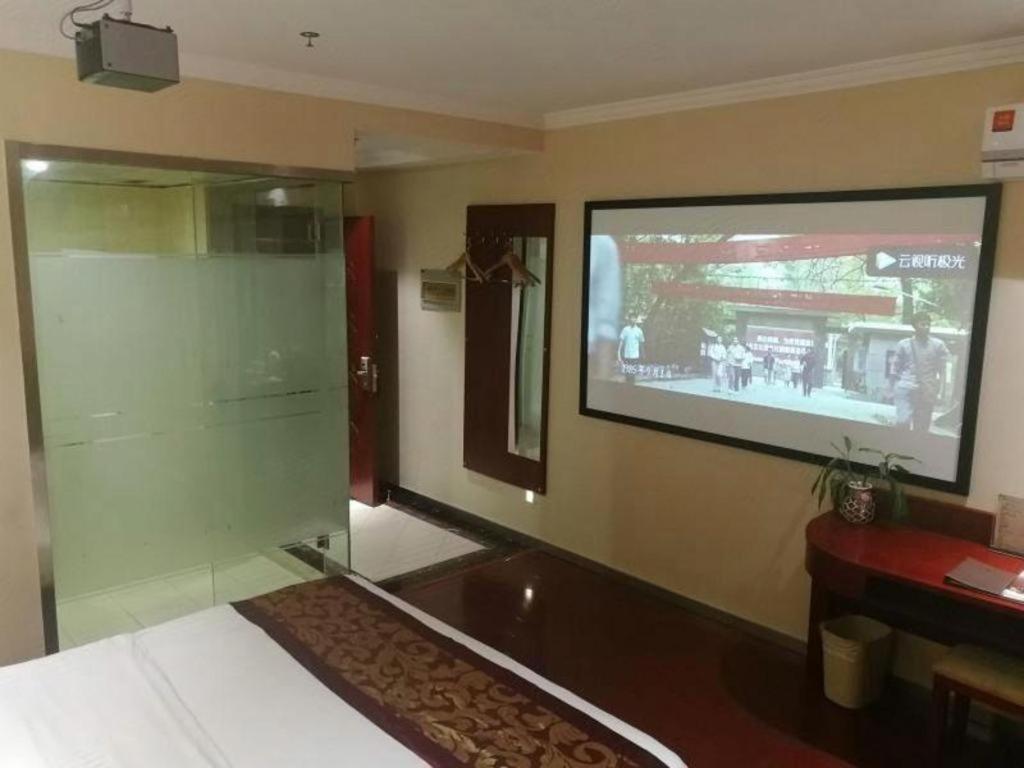 Greentree Inn Jiangsu Nantong Qidong Bus Station Express Hotel Hexingzhen Exteriör bild