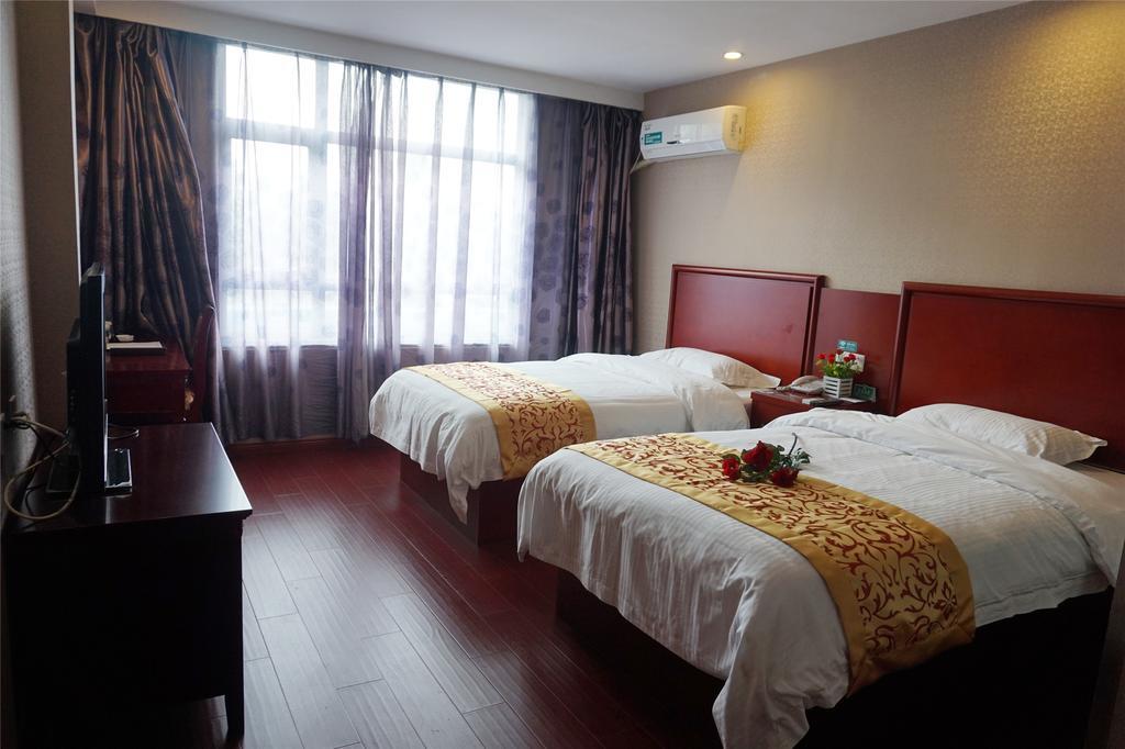 Greentree Inn Jiangsu Nantong Qidong Bus Station Express Hotel Hexingzhen Exteriör bild
