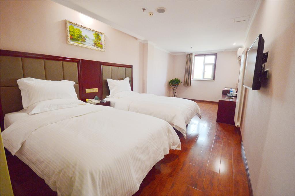 Greentree Inn Jiangsu Nantong Qidong Bus Station Express Hotel Hexingzhen Exteriör bild